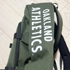 未使用品 野球 アスレチックス オークランド リュック かばん バックパック スポーツ カーキの画像