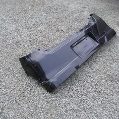 ワゴンR MH23S 純正 リアバンパー リアスポイラー付き ブラック系 ZJ3　割れ有の画像
