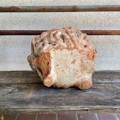 古い素焼き鉢/底穴なしの画像