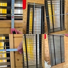 LIXIL 縦すべり窓&網戸&ブラインド　3点セットの画像