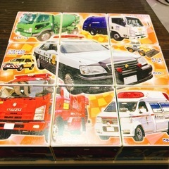 ブロック　キューブ　パトカー　サイレンカー　救急車