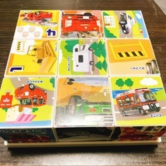 ブロック　キューブ　パトカー　サイレンカー　救急車の画像