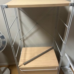 【土日希望】無印良品　子供用スチールユニットシェルフ　訳あり