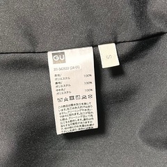 【新品未使用】GU ヒートパデッドブルゾン ブラック 黒の画像