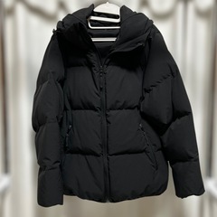 【新品未使用】GU ヒートパデッドブルゾン ブラック 黒の画像