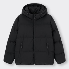 【新品未使用】GU ヒートパデッドブルゾン ブラック 黒
