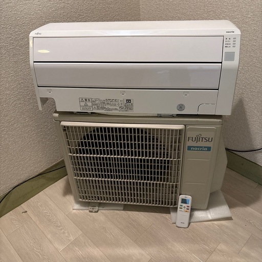 設置代金込！美品！富士通ノクリアAS-C221L-W  2022年式