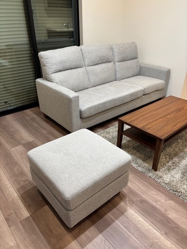 【決まりした】タマリビングソファ（オッドマン付き）