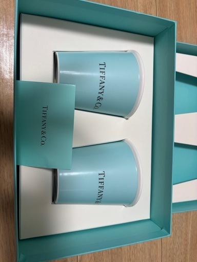 ティファニーペアカップ