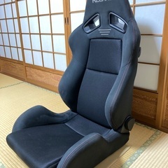 【美品】RECARO レカロシート SR-7 ASM IS-11 BK/BK 2019年製 セミバケ 国内正規品 赤ステッチの画像