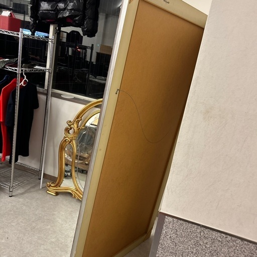 AH2504-117 配送不可 アンティーク風 ウォールミラー キズ汚れ有り