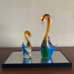 ガラス置き物