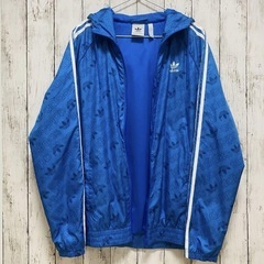 adidasオリジナルス総柄ナイロンジャケット