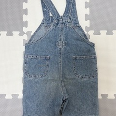 〈90〉ベビー服　motherways　デニムオーバーオール　　2〜3歳向けの画像