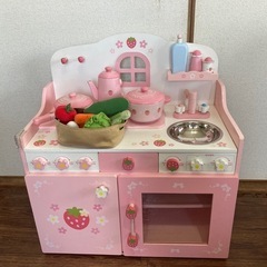 【値下げ】おままごと木製キッチン