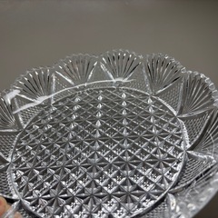 義山 ガラス皿 2セットの画像