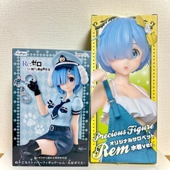 【新品/未開封】Rem(レム)フィギュア2種犬耳ポリス/オリジナ...