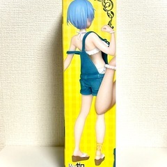 【新品/未開封】Rem(レム)フィギュア2種犬耳ポリス/オリジナルサロペット水着の画像