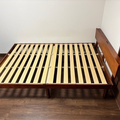 ダブル ベットフレーム  タンスのゲンの画像