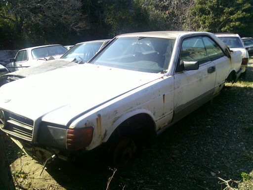 メルセデス-ベンツ126-560SEC-リサイクル-リペアー部品取り車