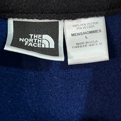 90s【希少】THE NORTH FACE フリースベスト アメリカ製　メンズLの画像