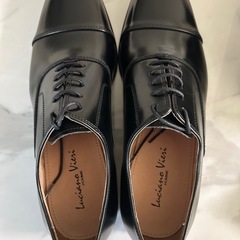 新品未使用　ストレートチップ　革底の画像