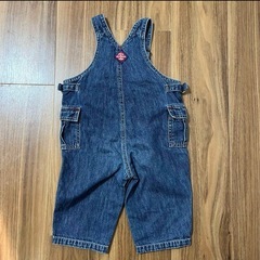 ミキハウス　デニム　カバーオール　80の画像