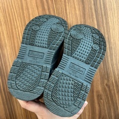 19cm チャーキーズ　キッズブーツ　ブラックの画像