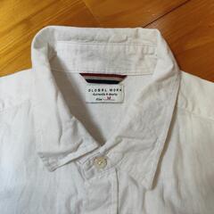 GLOBAL WORK 半袖シャツ Mサイズ ホワイトの画像