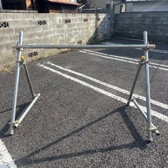 単管パイプ製サイクルラック