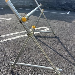 単管パイプ製サイクルラックの画像