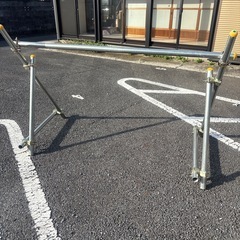 単管パイプ製サイクルラックの画像