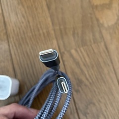 タイプCコンセントとタイプCケーブルセットの画像