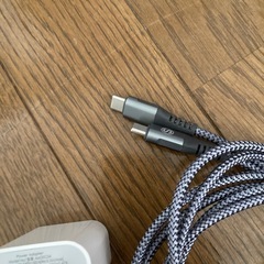 タイプCコンセントとタイプCケーブルセットの画像