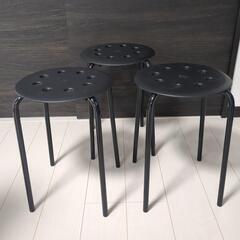 【決定】IKEA　丸椅子　三脚