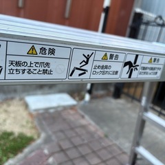 アルファード　ミニバン洗車　脚立の画像
