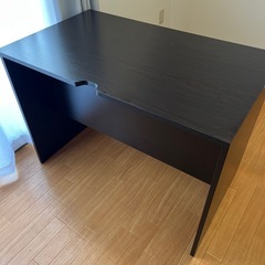 【美品】サンワサプライ　　PCデスク　ダーク木目　W100㎝×D60㎝の画像