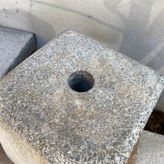 御影石(束石 塚石 柱石 沓石)庭石 庭園 建築 建材 石材の画像