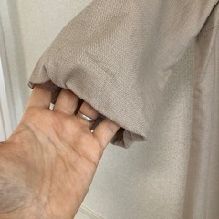 techichiの七部袖麻混ワンピースの画像