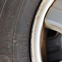 205/65Ｒ15スチールタイヤ4本セットの画像