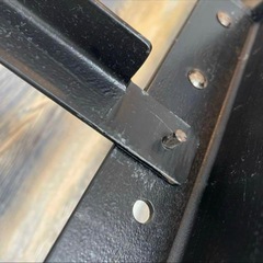 アンティークヴィンテージアイアンベッドフレームブラックブルックリンの画像