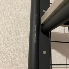 最終価格‼️スイデコ突っ張り収納　モルタル柄シェルフの画像