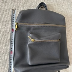 【美品】ミニリュック　グレーの画像
