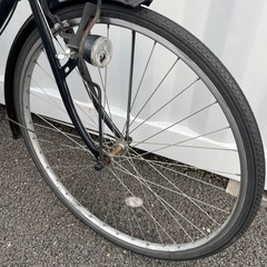 都内/千葉市引取】ママチャリ 27インチ自転車 カゴ/鍵/ライト付