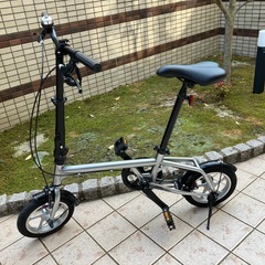  [美品：使用回数2回]軽量　ミニベロ　折りたたみ自転車  ノー...