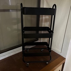 ブラック　3段ラック