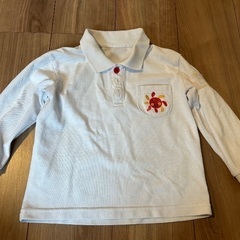 久里浜幼稚園長袖ポロシャツ制服サイズMの画像