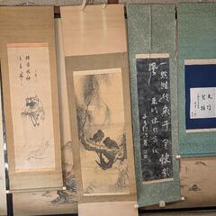 掛け軸15点、色紙3点の画像
