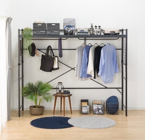 ニトリ　ハンガーシェルフ　バジーナ