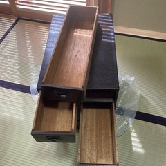 箪笥　巻物や軸の保管に　引き出し　収納　の画像